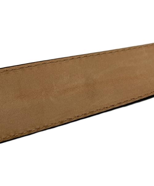 ATELIER AMBOISE（アトリエ アンボワーズ）ATELIER AMBOISE (アトリエ アンボワーズ) スクエアバックルレザーベルト ブラック サイズ:80の古着・服飾アイテム