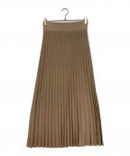 DEUXIEME CLASSEドゥーズィエム クラス）の古着「beauty pleated sk」｜ベージュ