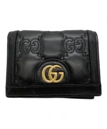 GUCCI（グッチ）の古着「GGマトラッセカードケースウォレット」｜ブラック