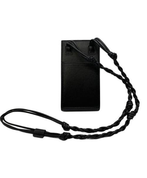 JIL SANDER（ジルサンダー）JIL SANDER (ジルサンダー) TANGLE PHONE CASE ブラックの古着・服飾アイテム