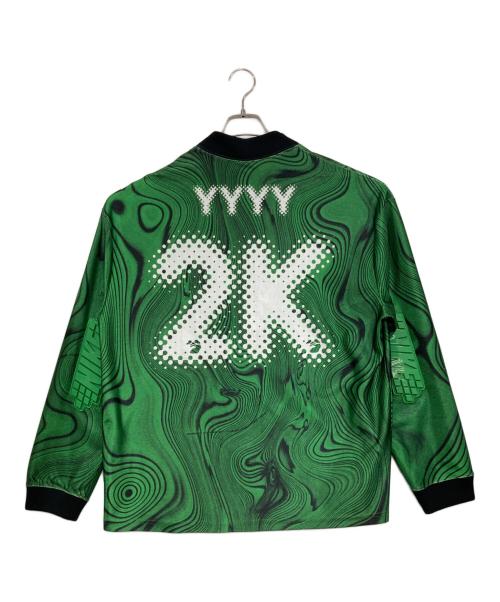 NIKE（ナイキ）NIKE (ナイキ) OFFWHITE (オフホワイト) Allover Print Uniform ブラック×グリーン サイズ:Lの古着・服飾アイテム