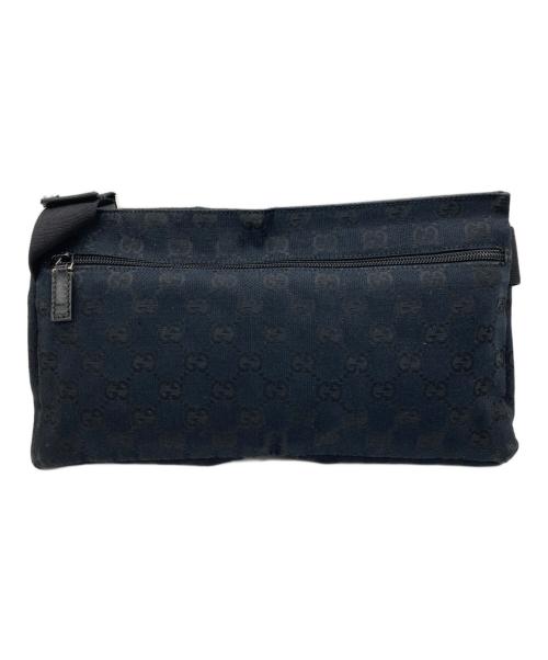 GUCCI（グッチ）GUCCI (グッチ) GGウエストバッグ ブラックの古着・服飾アイテム