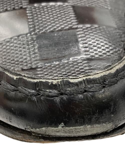 LOUIS VUITTON（ルイ ヴィトン）LOUIS VUITTON (ルイ ヴィトン) ダミエローファー ブラック サイズ:9 1/2の古着・服飾アイテム