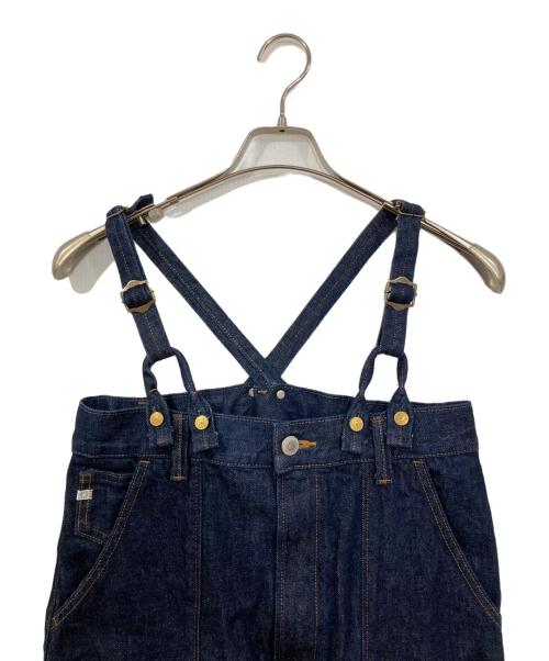 Something（サムシング）Something (サムシング) W KNEE SALOPETTE インディゴ サイズ:FREEの古着・服飾アイテム