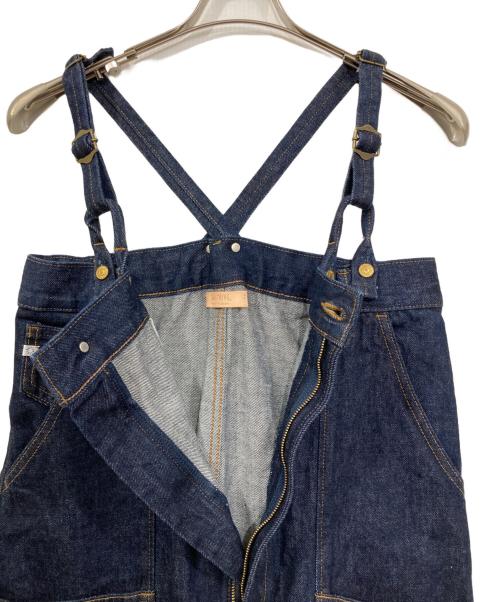 Something（サムシング）Something (サムシング) W KNEE SALOPETTE インディゴ サイズ:FREEの古着・服飾アイテム