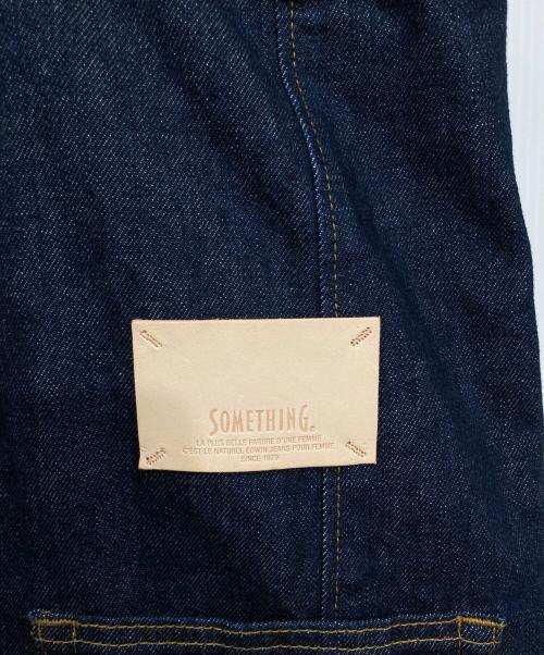 Something（サムシング）Something (サムシング) W KNEE SALOPETTE インディゴ サイズ:FREEの古着・服飾アイテム