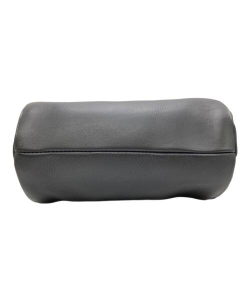 TIDE WAY（タイドウェイ）TIDE WAY (タイドウェイ) カウレザーロールショルダーバッグ ブラックの古着・服飾アイテム