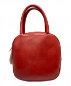 TIDE WAYタイドウェイ）の古着「ICY LEATHER BOSTONBAG」｜レッド