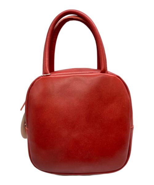 TIDE WAY（タイドウェイ）TIDE WAY (タイドウェイ) ICY LEATHER BOSTONBAG レッドの古着・服飾アイテム