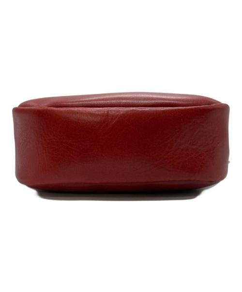 TIDE WAY（タイドウェイ）TIDE WAY (タイドウェイ) ICY LEATHER BOSTONBAG レッドの古着・服飾アイテム