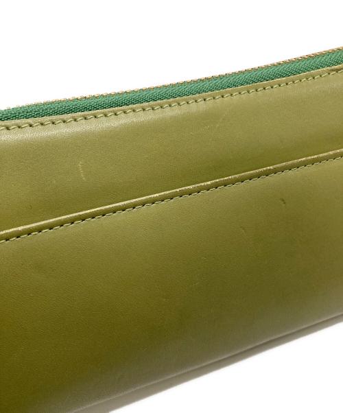 kissora（キソラ）Kissora (キソラ) MOOMIN (ムーミン) スナフキン型押しラウンドジップウォレット グリーンの古着・服飾アイテム