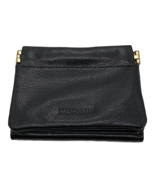 Hashibami（ハシバミ）Hashibami (ハシバミ) 3つ折り財布 ブラックの古着・服飾アイテム