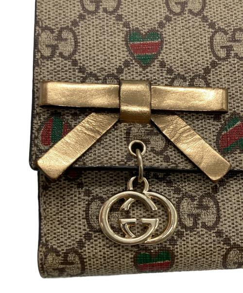 GUCCI（グッチ）GUCCI (グッチ) 長財布 ベージュの古着・服飾アイテム