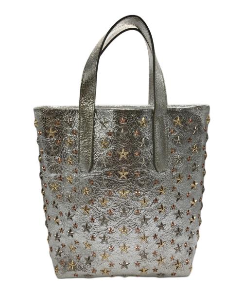 JIMMY CHOO（ジミーチュウ）JIMMY CHOO (ジミーチュウ) 2WAYバッグ シルバーの古着・服飾アイテム