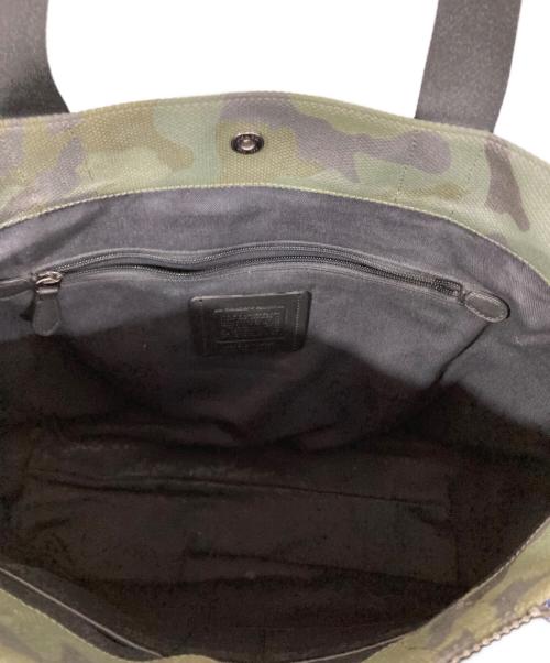 COACH（コーチ）COACH (コーチ) PEANUTS (ピーナッツ) ウッドストックトートバッグ グリーンの古着・服飾アイテム