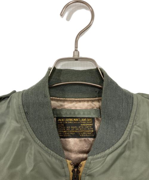 THE REAL McCOY'S（ザ・リアルマッコイズ）THE REAL McCOY'S (ザ・リアルマッコイズ) L-2B フライトジャケット カーキ サイズ:Ⅿの古着・服飾アイテム