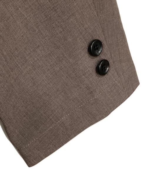 green label relaxing（グリーンレーベルリラクシング）green label relaxing (グリーンレーベルリラクシング) JUST fit ドライPEスリムセットアップ ジャケット＆パンツ ブラウン サイズ:XXLの古着・服飾アイテム