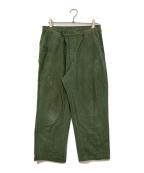 Swedish Armyスウェーデン軍）の古着「ファティーグパンツ」｜グリーン