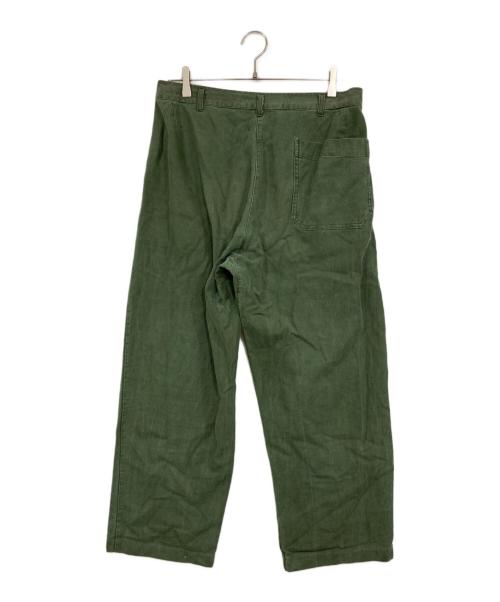Swedish Army（スウェーデン軍）Swedish Army (スウェーデン軍) ファティーグパンツ グリーン サイズ:Mの古着・服飾アイテム