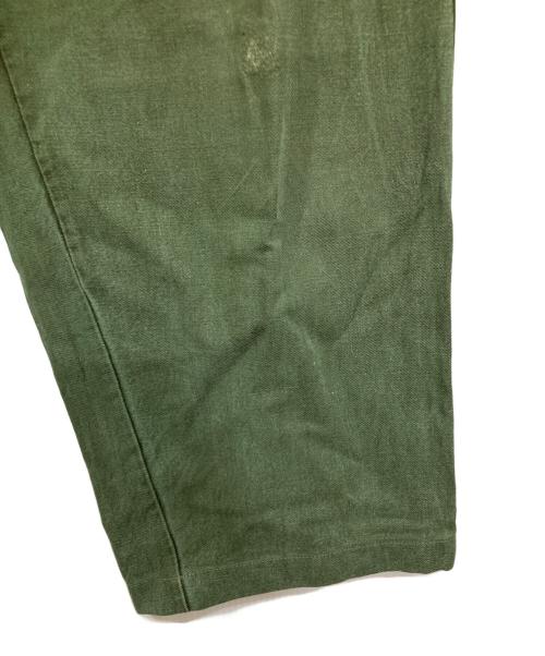 Swedish Army（スウェーデン軍）Swedish Army (スウェーデン軍) ファティーグパンツ グリーン サイズ:Mの古着・服飾アイテム