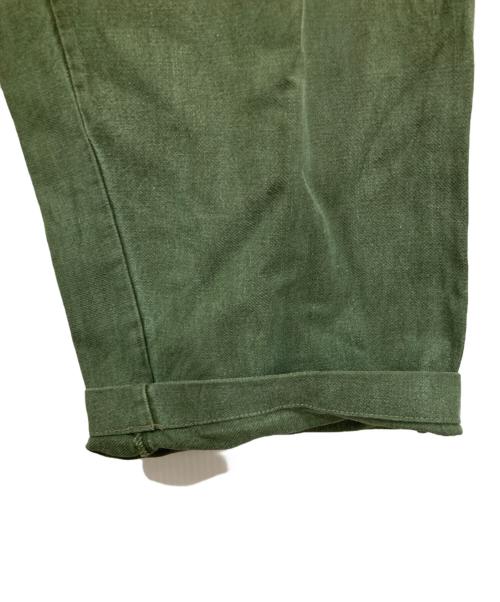 Swedish Army（スウェーデン軍）Swedish Army (スウェーデン軍) ファティーグパンツ グリーン サイズ:Mの古着・服飾アイテム