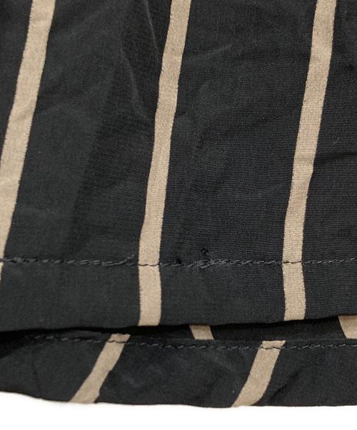 Y's for living（ワイズフォーリビング）Y'S for living (ワイズフォーリビング) ポリストライプスカート ブラック サイズ:-の古着・服飾アイテム