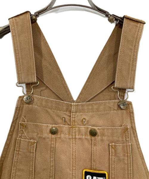 CATERPILLAR（キャタピラー）CATERPILLAR (キャタピラー) ダック地ダブルニーオーバーオール ベージュ サイズ:不明の古着・服飾アイテム