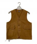 SUGAR CANEシュガーケーン）の古着「12oz キャンバスWABASHベスト」｜ブラウン