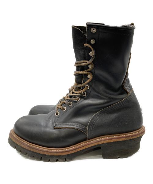 RED WING（レッドウィング）RED WING (レッドウィング) ロガーブーツ ブラック サイズ:8 1/2 Dの古着・服飾アイテム