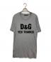 DOLCE & GABBANA（ドルチェ＆ガッバーナ）の古着「D&G YES! THANKS! Tシャツ」｜グレー