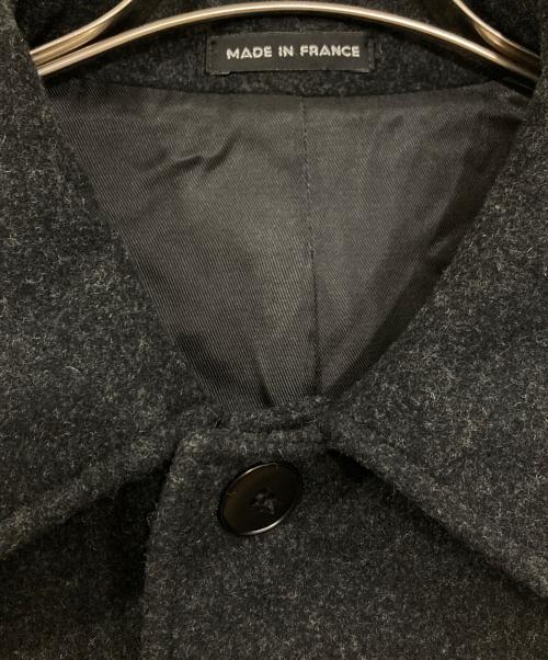 agnes b homme（アニエスベーオム）agnes b homme (アニエスベーオム) ウールステンカラーコート グレー サイズ:1の古着・服飾アイテム