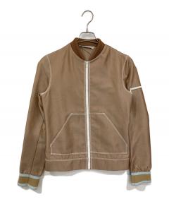 中古・古着通販】CHANEL (シャネル) ラムスキンレザーコート ブラウン