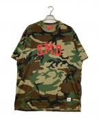SUPREMEシュプリーム）の古着「SMD S/S Top Woodland Camo」｜グリーン