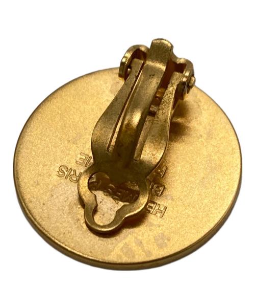 HERMES（エルメス）HERMES (エルメス) セリエボタン イヤリング ゴールドの古着・服飾アイテム