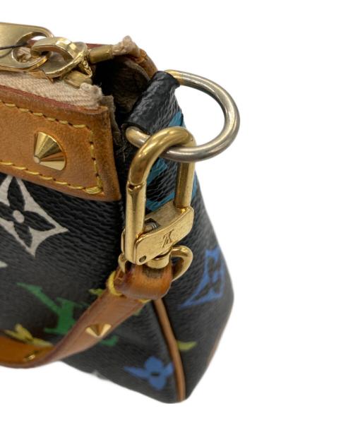 LOUIS VUITTON（ルイ ヴィトン）LOUIS VUITTON (ルイ ヴィトン) ハンドポーチ/ポシェット・アクセソワール/モノグラム・マルチカラー ノワールの古着・服飾アイテム