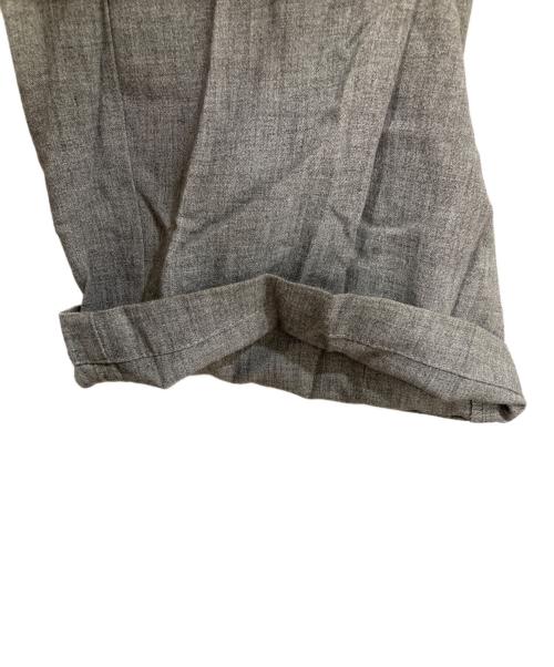 MM6 Maison Margiela（エムエムシックスメゾンマルジェラ）MM6 Maison Margiela (エムエムシックスメゾンマルジェラ) タックパンツ グレー サイズ:36の古着・服飾アイテム