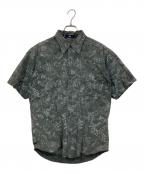 stussyステューシー）の古着「総柄半袖シャツ」｜グレー
