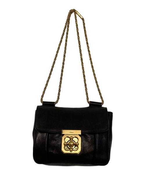 Chloe（クロエ）Chloe (クロエ) エルシーチェーンショルダーバッグ ブラックの古着・服飾アイテム