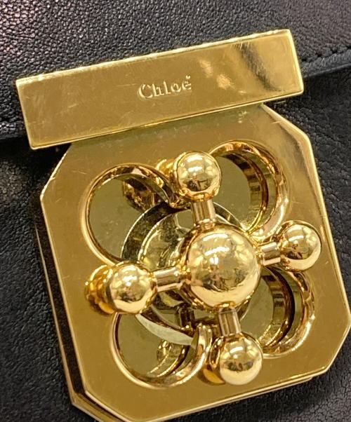 Chloe（クロエ）Chloe (クロエ) エルシーチェーンショルダーバッグ ブラックの古着・服飾アイテム