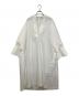 1er Arrondissement（プルミエ アロンディスモン）の古着「タイプライターカフタンロングシャツ」｜ホワイト
