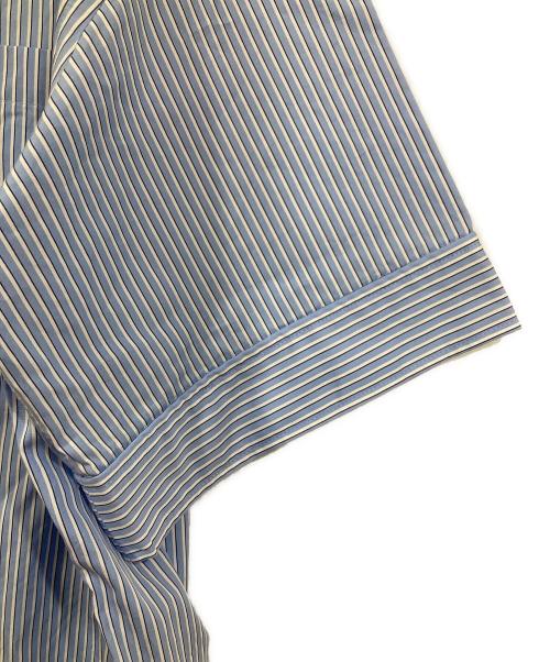 ticca（ティッカ）TICCA (ティッカ) スクエアビッグ半袖ワンピース ブルー サイズ:FREEの古着・服飾アイテム