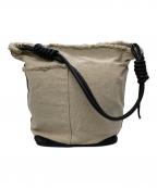 ear PAPILLONNERイアパピヨネ）の古着「カットオフワンハンドルバッグ」｜アイボリー