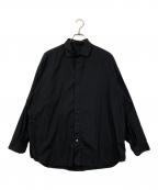 Porter Classicポータークラシック）の古着「ニューアーティストスモールドットシャツ」｜ブラック