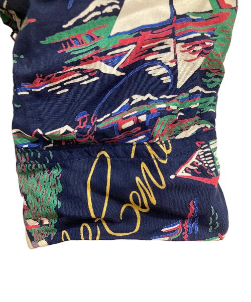 Sun Surf（サンサーフ）Sun Surf (サンサーフ) 長袖アロハシャツ ネイビー サイズ:Ⅿの古着・服飾アイテム