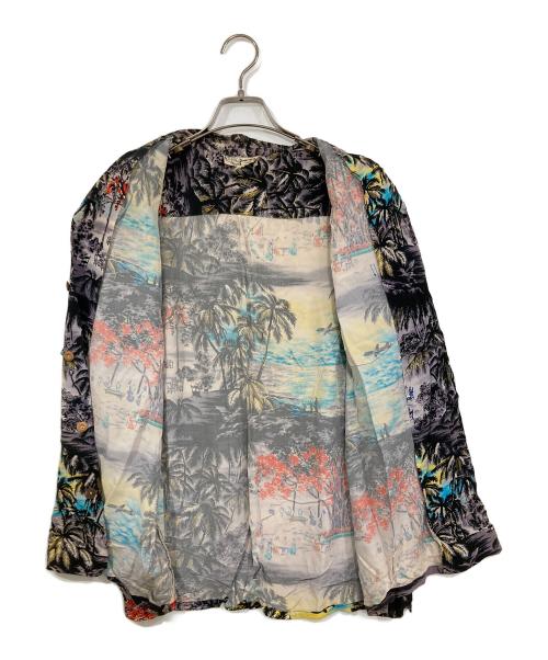 IOLANI SPORTSWEAR（イオラニ スポーツウェアー）IOLANI SPORTSWEAR (イオラニ スポーツウェアー) 50s 半袖アロハシャツ ブラック サイズ:XLの古着・服飾アイテム