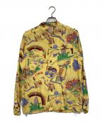 Sun Surfサンサーフ）の古着「アロハシャツ」｜イエロー