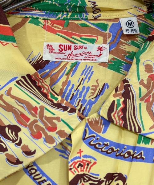 Sun Surf（サンサーフ）Sun Surf (サンサーフ) アロハシャツ イエロー サイズ:Ⅿの古着・服飾アイテム