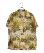 gumma hosei-）の古着「半袖アロハシャツ」｜ベージュ