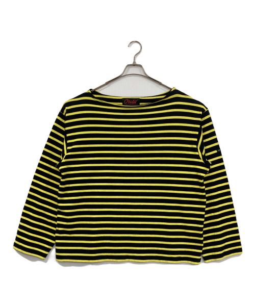 OUTIL（ウティ）OUTIL (ウティ) オーバーサイズバスクシャツ イエロー×ブラック サイズ:2の古着・服飾アイテム