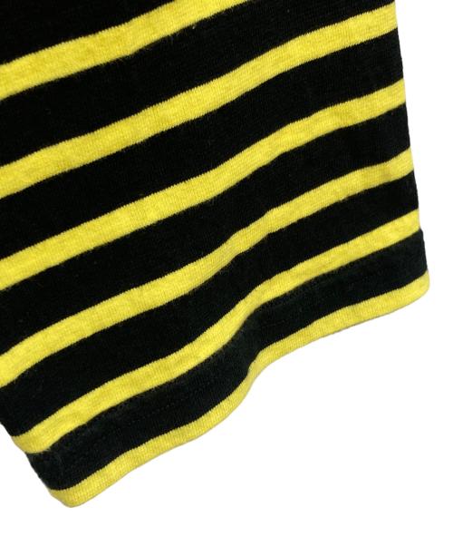 OUTIL（ウティ）OUTIL (ウティ) オーバーサイズバスクシャツ イエロー×ブラック サイズ:2の古着・服飾アイテム